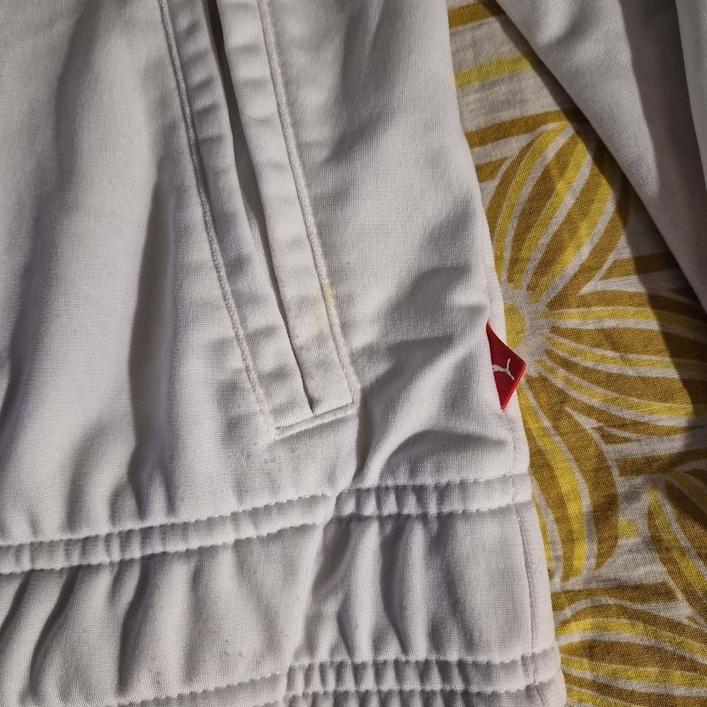 Puma Red and White Track Jacket - Picture 6 of 10
